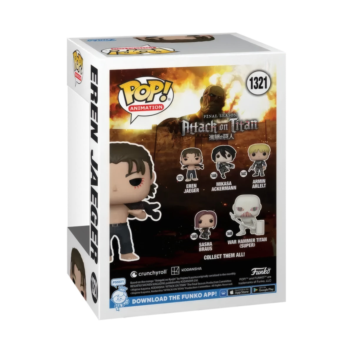 Funko POP! Animation: Eren Jaeger - Attack On Titan