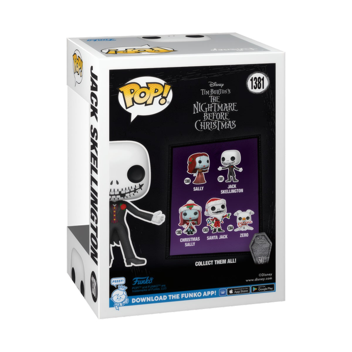 Funko POP! Disney: Jack (30th Anniversary) - The Nightmare Before Christmas