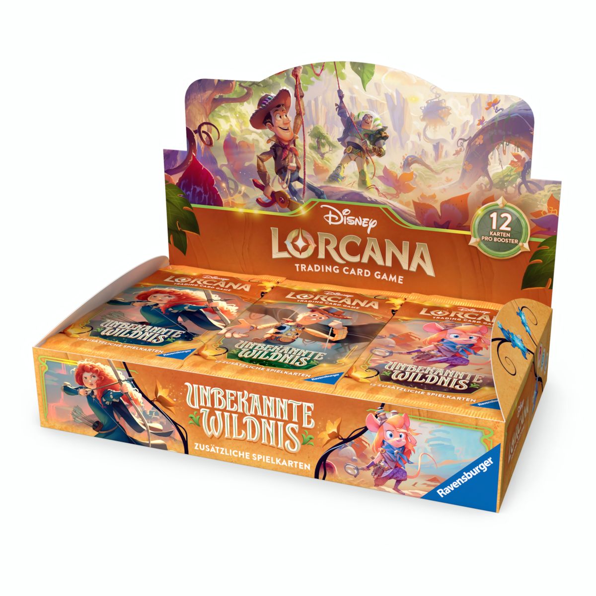 Lorcana Unbekannte Wildnis Display (DE)