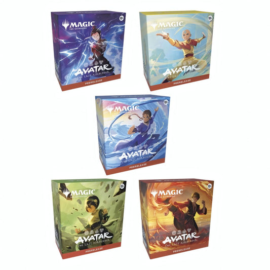 Avatar: The Last Airbender Prerelease Pack Set (EN) - Alle 5 Packs