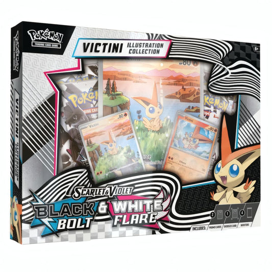 Black Bolt & White Flare Victini Illustration Collection (EN)