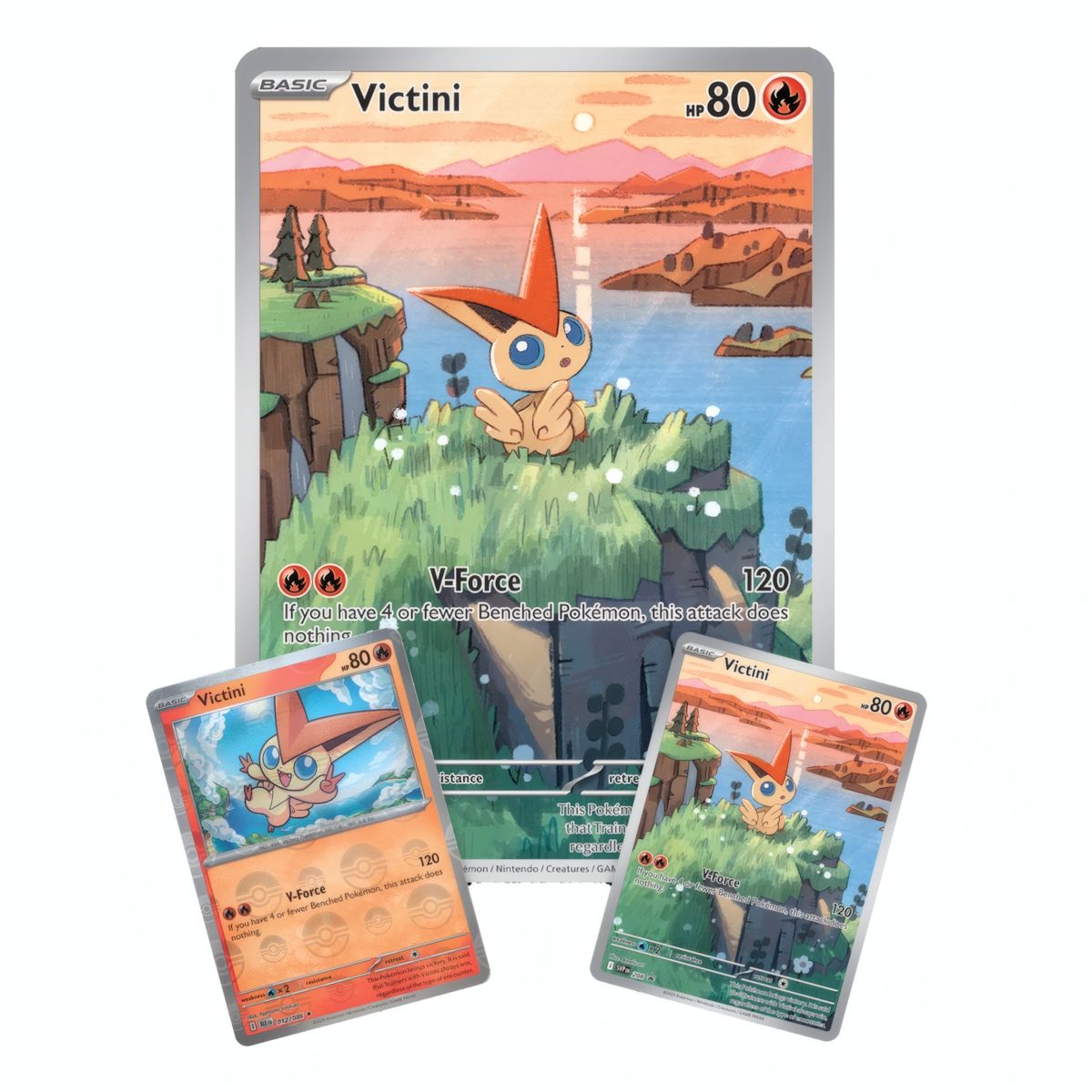 Black Bolt & White Flare Victini Illustration Collection (EN)