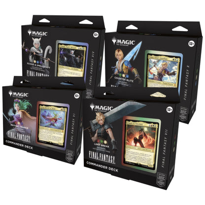 Final Fantasy Commander Deck Set (EN) - Alle 4 Decks