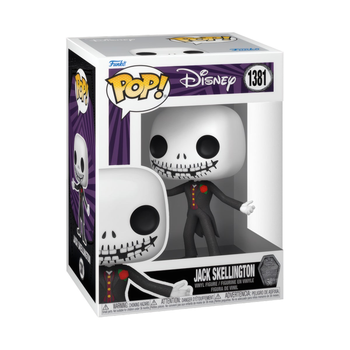 Funko POP! Disney: Jack (30th Anniversary) - The Nightmare Before Christmas