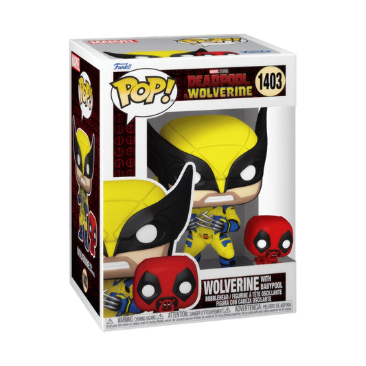 Funko Pop! & Buddy: Wolverine with Babypool - Marvel