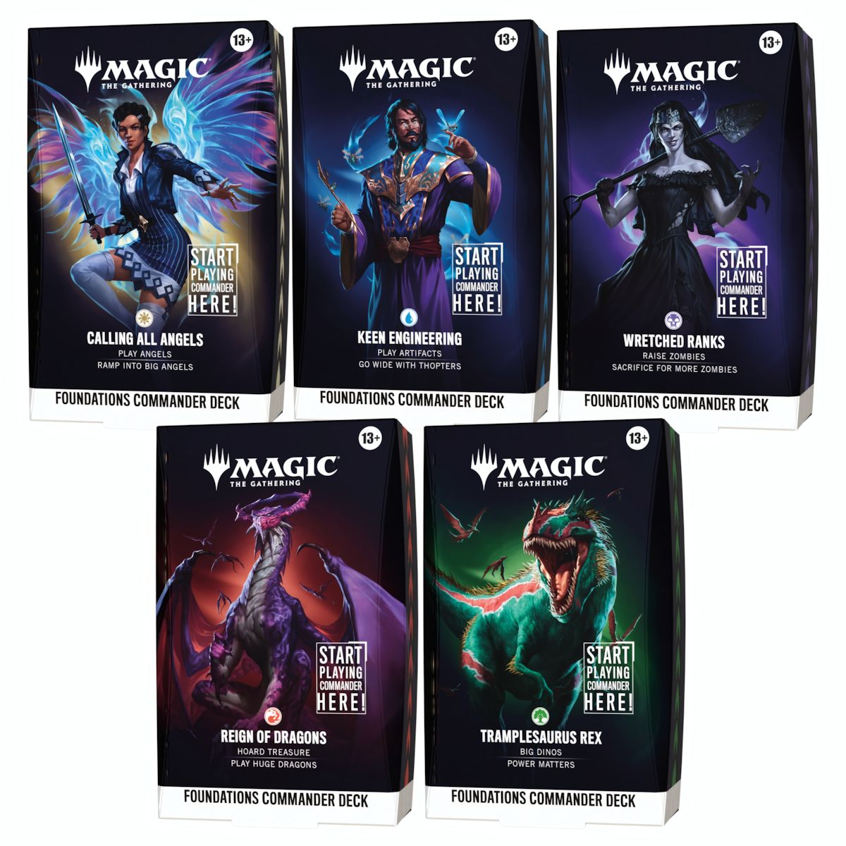 MTG Reality Fracture Starter Commander Deck Set (EN) - Alle 5 Decks