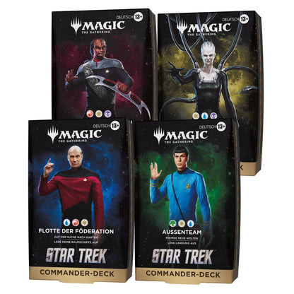 MTG Star Trek Commander Deck Set (DE) - Alle 4 Decks