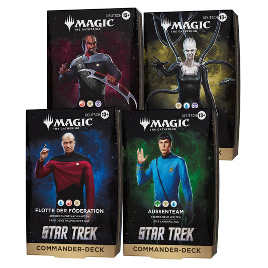 MTG Star Trek Commander Deck Set (DE) - Alle 4 Decks