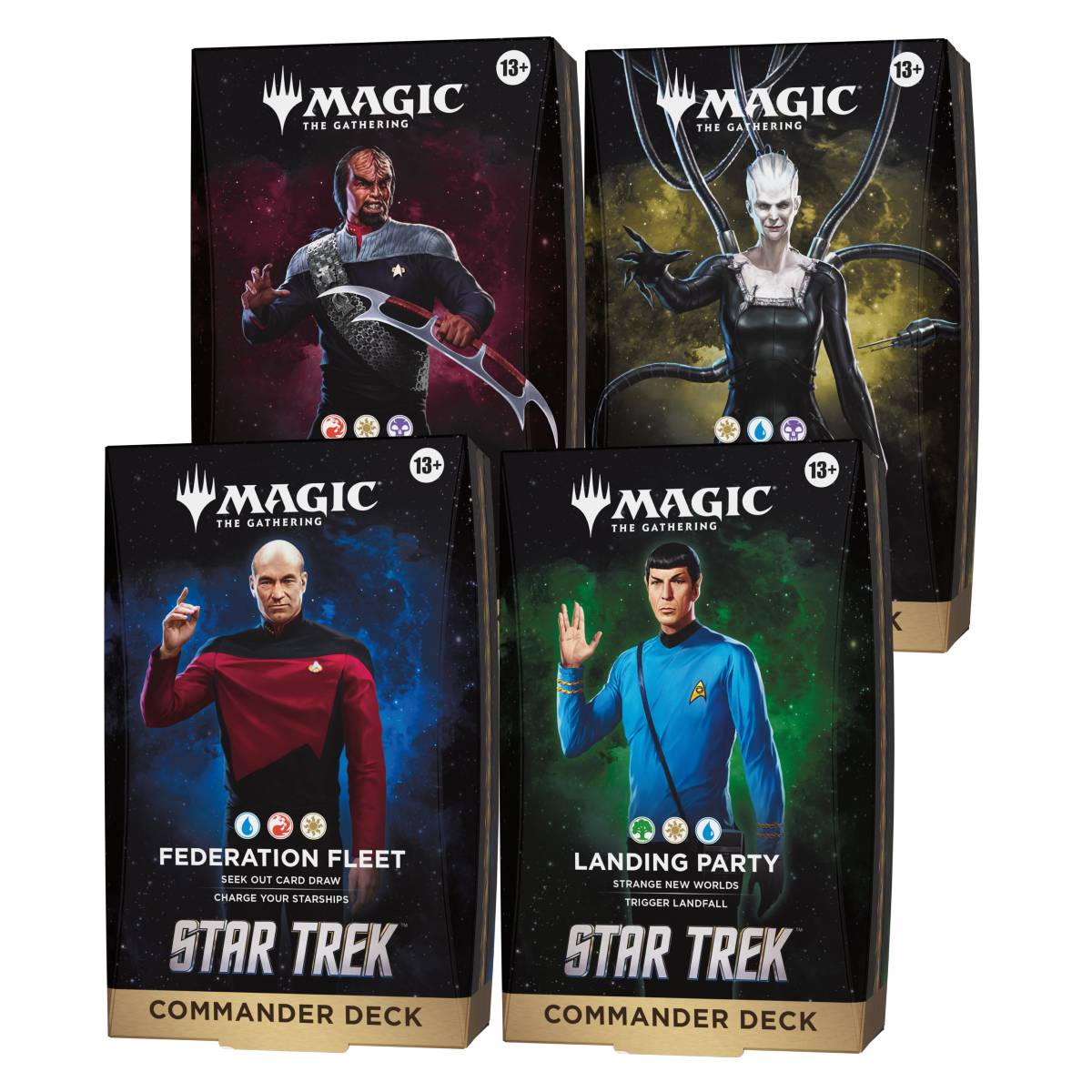 MTG Star Trek Commander Deck Set (EN) - Alle 4 Decks