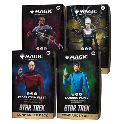 MTG Star Trek Commander Deck Set (EN) - Alle 4 Decks