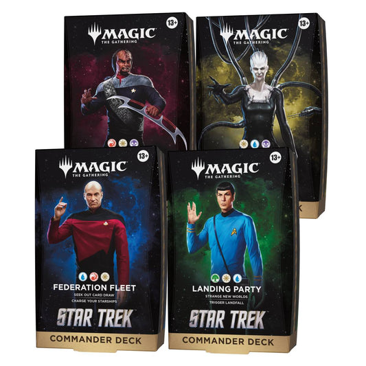 MTG Star Trek Commander Deck Set (EN) - Alle 4 Decks
