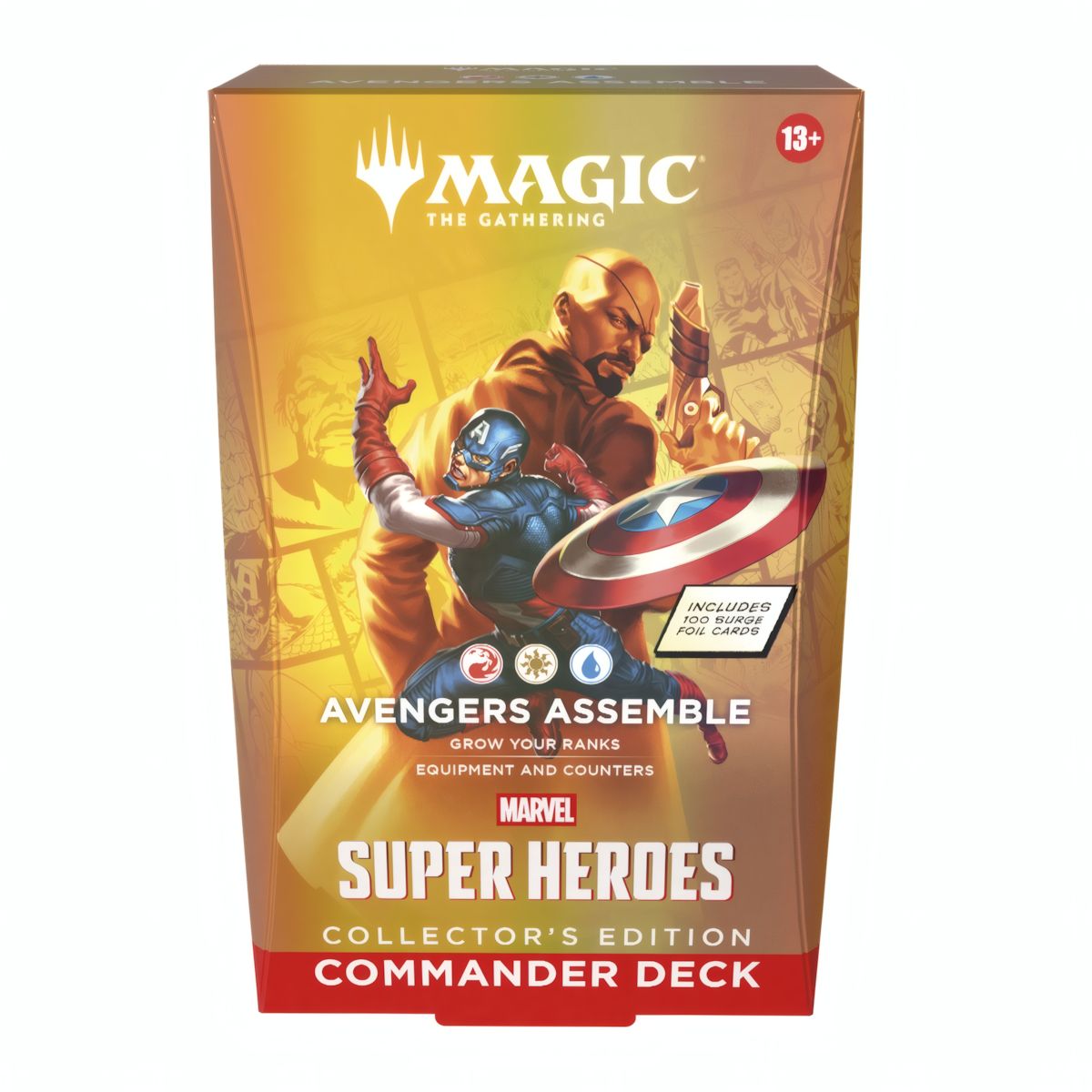 MTG Marvel Super Heroes Commander Deck Set Collector's Edition (EN) - Alle 4 Decks