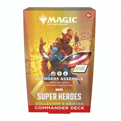 MTG Marvel Super Heroes Commander Deck Set Collector's Edition (EN) - Alle 4 Decks