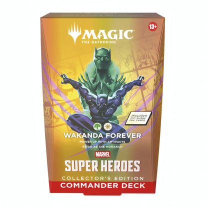 MTG Marvel Super Heroes Commander Deck Set Collector's Edition (EN) - Alle 4 Decks