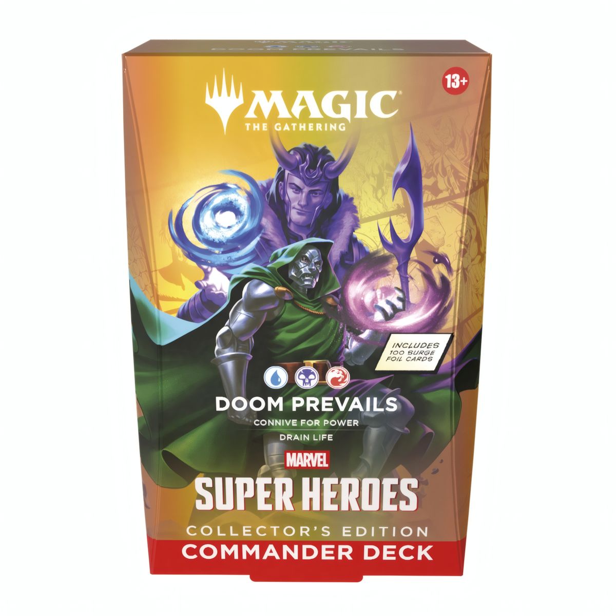MTG Marvel Super Heroes Commander Deck Set Collector's Edition (EN) - Alle 4 Decks