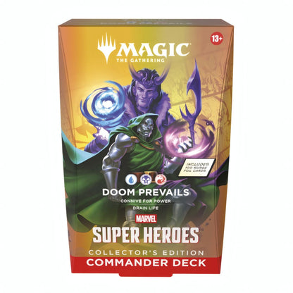 MTG Marvel Super Heroes Commander Deck Set Collector's Edition (EN) - Alle 4 Decks
