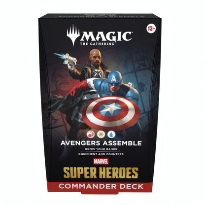 MTG Marvel Super Heroes Commander Deck Set (EN) - Alle 4 Decks