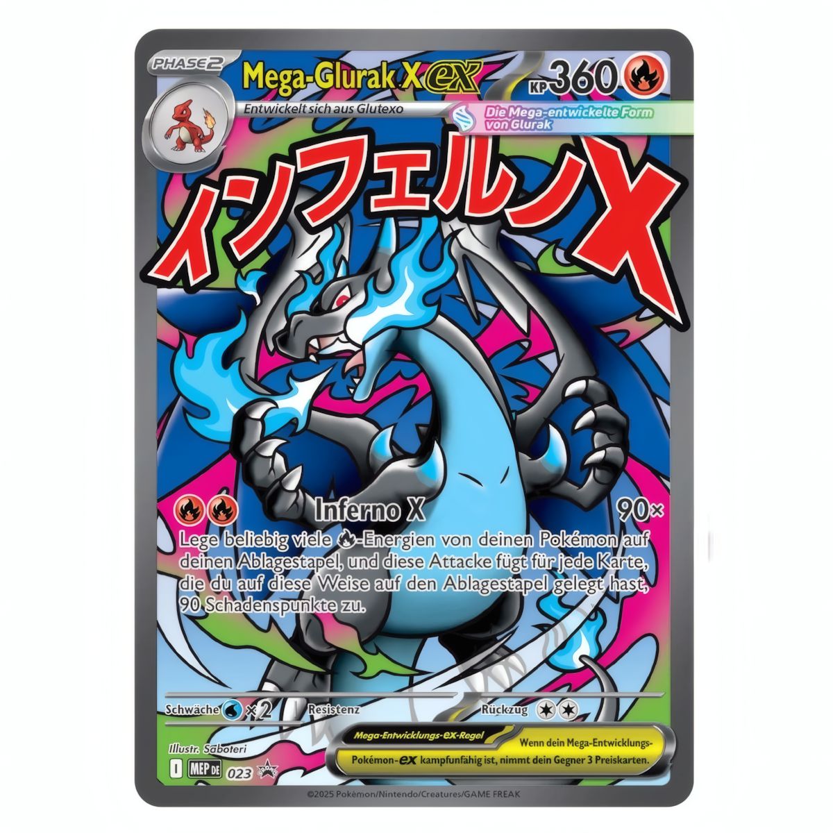 Mega Glurak X ex Ultra Premium Kollektion (DE)