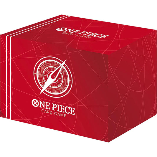 One Piece Clear Card Case Standard Red