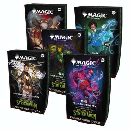 Secrets of Strixhaven Commander Deck Set (EN) - Alle 5 Decks