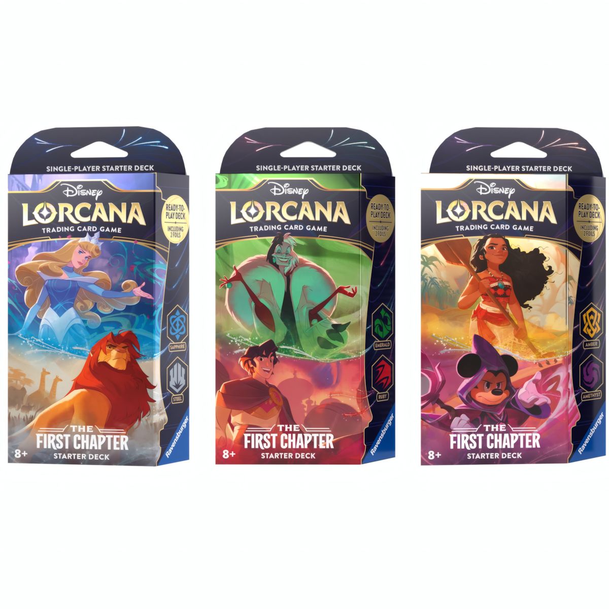 The First Chapter Starter Deck Set (EN) - Alle 3 Decks