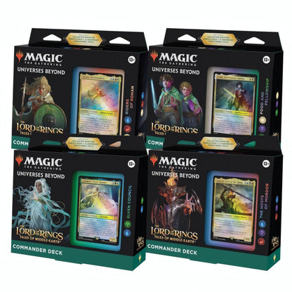The Lord of the Rings: Tales of Middle-Earth Commander Deck Set (EN) - Alle 4 Decks