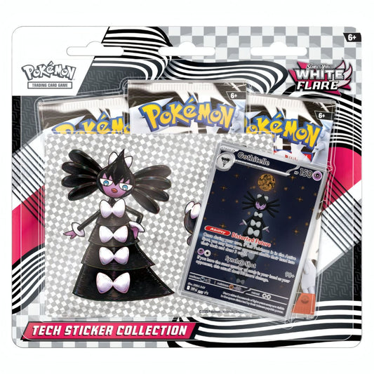 White Flare Tech Sticker Collection (EN)